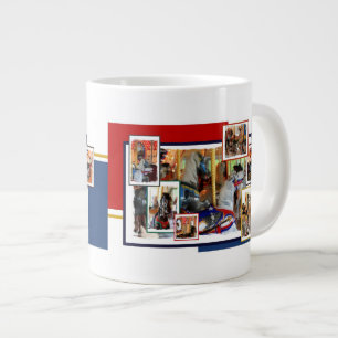Karusellfärgad Ponies Hett Beverage Mugg Jumbo Mugg