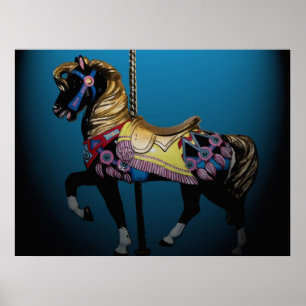 Karusellhäst 32 x 24 affisch