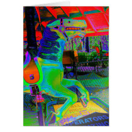 [Karusellhäst] Färgstarkt - valfritt Tillfälle-kor Hälsningskort