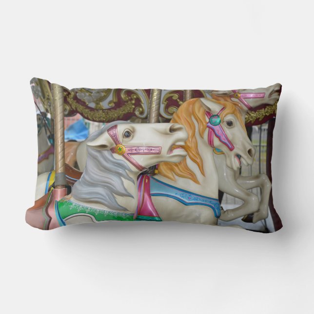 Karusellhästar Lumbarkudde (Framsida)