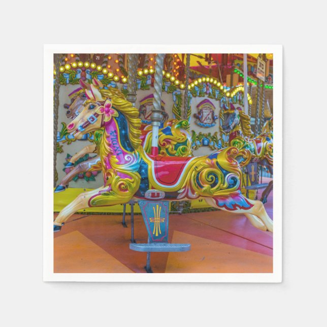 Karusellhästar Pappersservett (Framsidan)