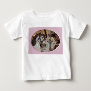 Karusellhästar utformar barnskjorta t shirt