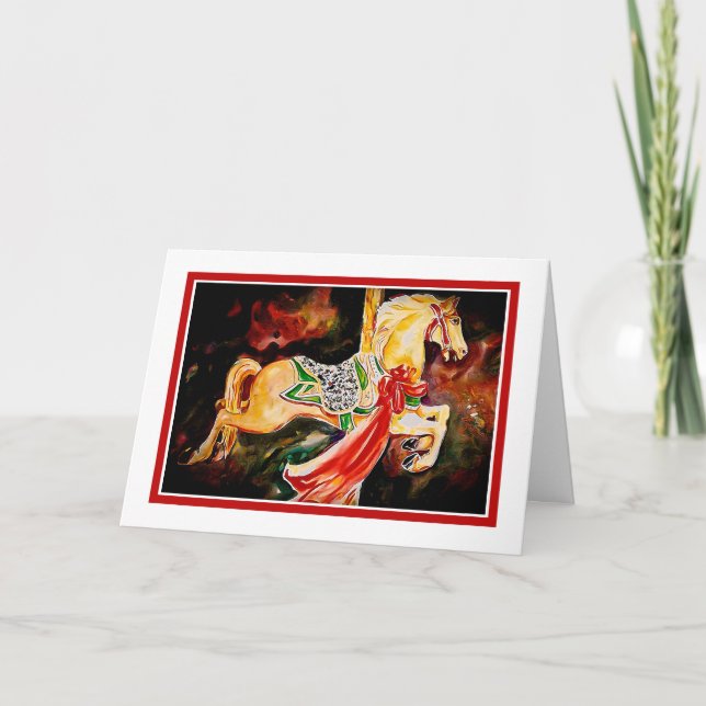 Karusellhelgdagkort Kort (Framsida)