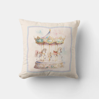 Karusellkonstkudde Whimsical Nursery-dekor Kudde