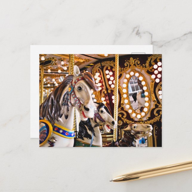 Karusellkort Vykort (Fram/Back In Situ)