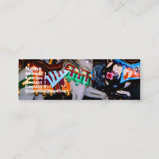 Karusellprofilkort Mini Visitkort (Framsida)