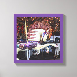 Karusellserie 12 för målarmålad häst canvastryck