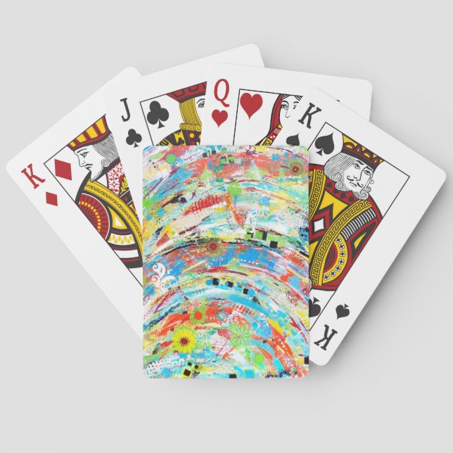 Karuselluppspelningskort Casinokort (Baksidan)