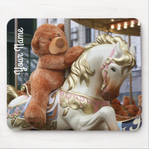 Karussel med Nalle Mousepad Musmatta