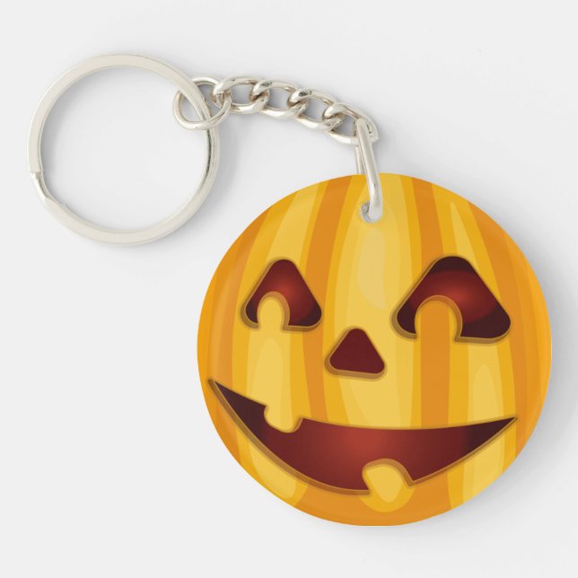 Karvpumpad pumpliknande Halloween-konstruktion (Framsidan)