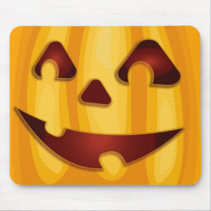 Karvpumpad pumpliknande Halloween-konstruktion Musmatta