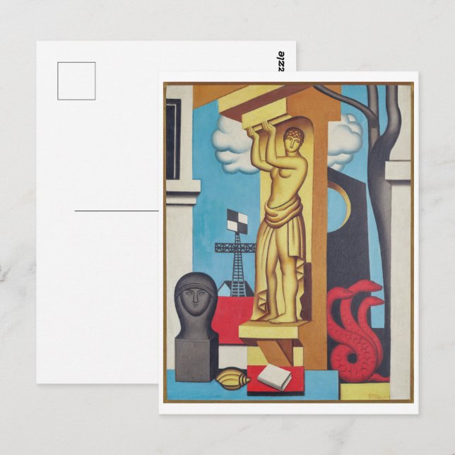 Karyatid | Jean Metzinger | Vykort (Fram/baksida)