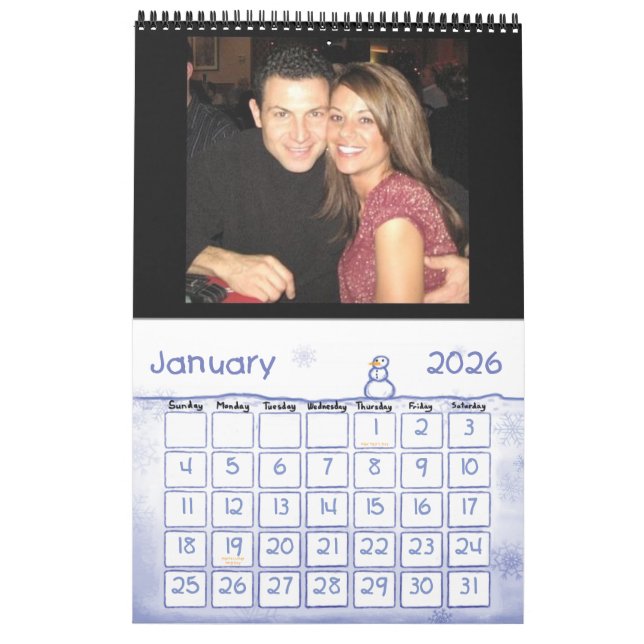 Karyn & Sal vårt första år tillsammans Kalender (Jan 2026)