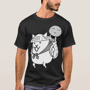 Kasa Jizo Uber Sällsynt Cat-slagkatter T Shirt
