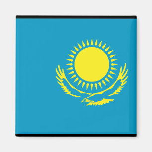 Kasakhstan flagga magnet