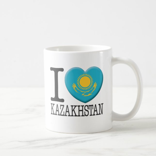 Kasakhstan Kaffemugg (Höger)