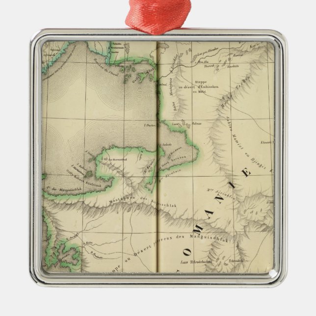 Kasakhstan Uzbekistan Julgransprydnad Metall (Framsidan)