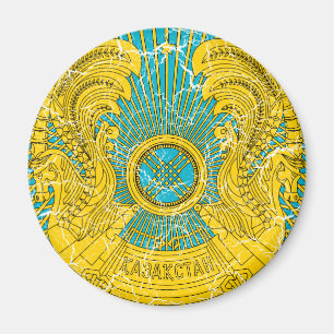 Kasakhstan vapensköld magnet