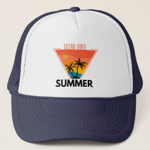 Kascit Summer Cap - Ocean Vibes Beach Hat Keps