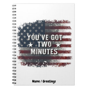 Kash Patel "You've Got Two Minutes" Intervju Citat Anteckningsbok