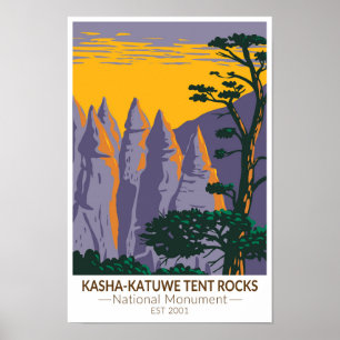 Kasha - Katuwe Tält Sten nationalmonument Poster
