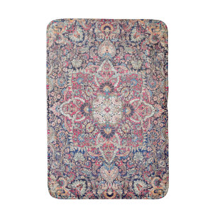 Kashan Central Persian Matta Skriv ut