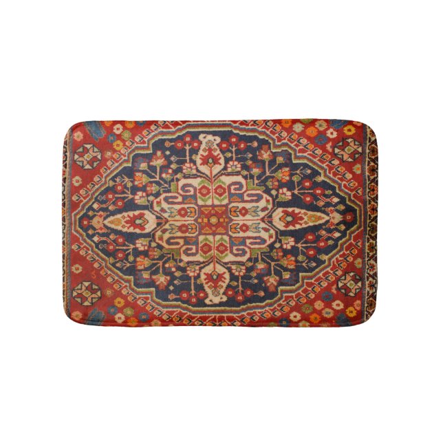 Kashan Poshti Central Persian Matta Skriv ut (Framsidan)