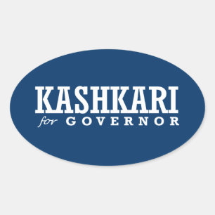 KASHKARI FÖR REGERINGEN 2014 OVALT KLISTERMÄRKE