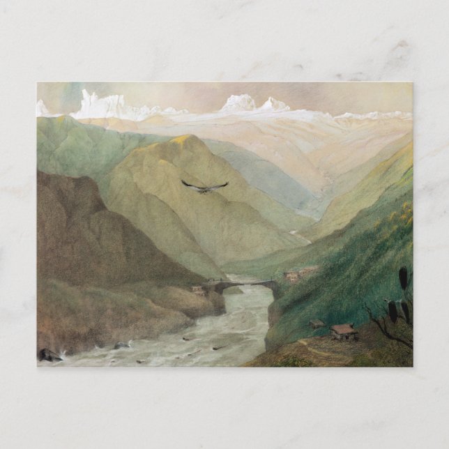 Kashmir, 1860 vykort (Framsida)