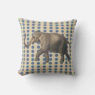 Kashmir Blue Spice Moods Dots med Elephant Kudde