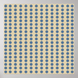 Kashmir Blue Spice Moods Dots Poster