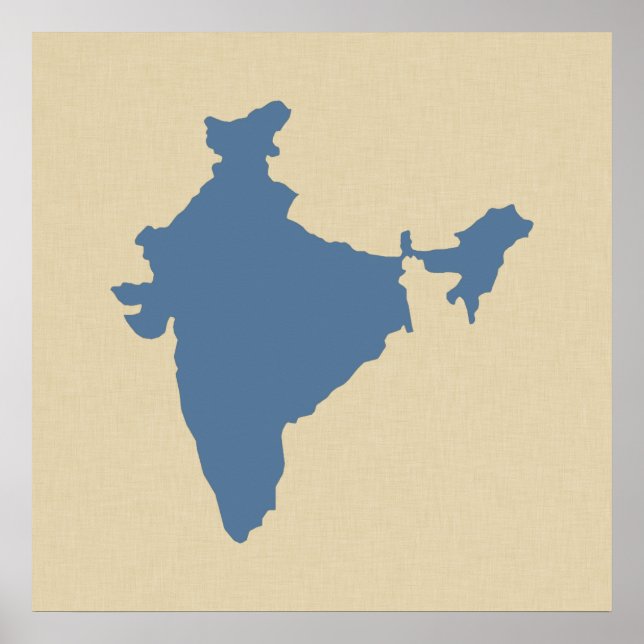 Kashmir Blue Spice Moods Indien Poster (Framsidan)