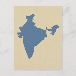 Kashmir Blue Spice Moods Indien Vykort
