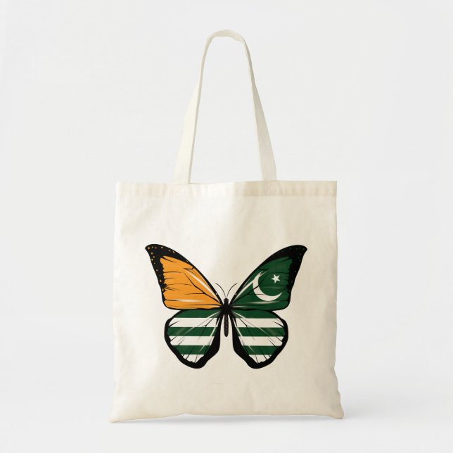 Kashmir Butterfly Flagga Tygkasse (Framsidan)
