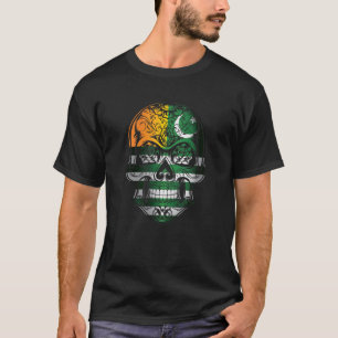 Kashmir Skull och Ro Flagga T Shirt