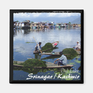 Kashmir Srinagar - Shikara fartyg (magneten) Magnet