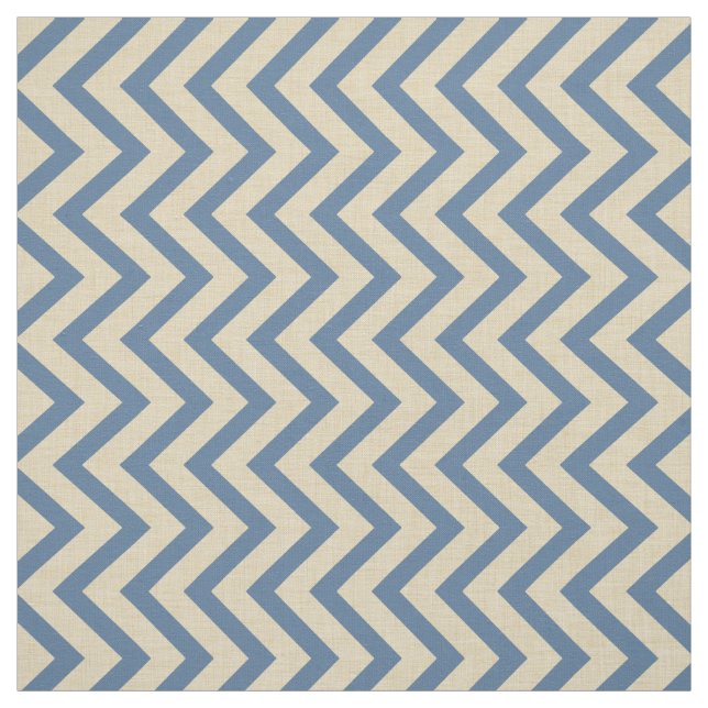 Kashmire Blue Spice Moods Chevrons Tyg (Provkarta)