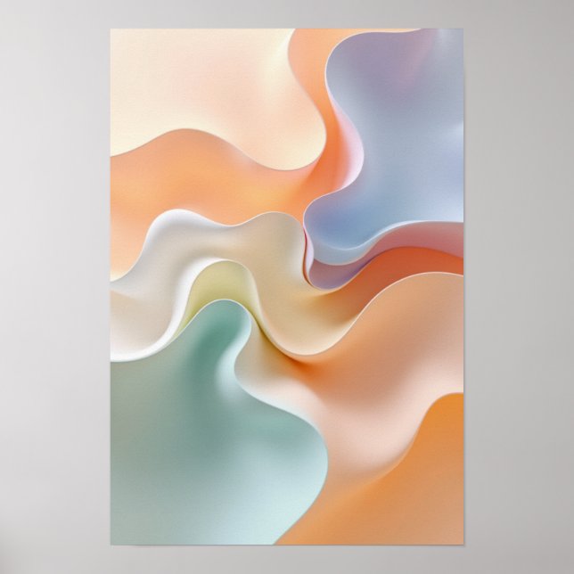 Kashmirflytande färgad poster (Framsidan)