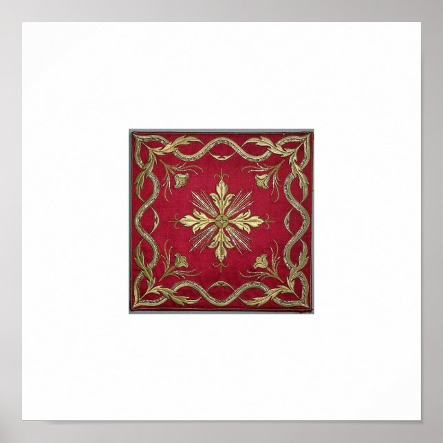 Kashmiri Embroidery Poster (Framsidan)