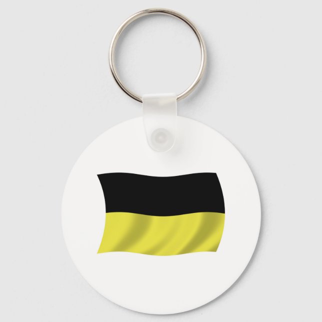 Kashubiers flaggas nyckelring (Framsida)