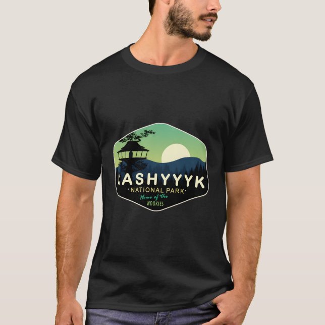Kashyyk nationalpark Hem för arbetena T Shirt (Framsida)
