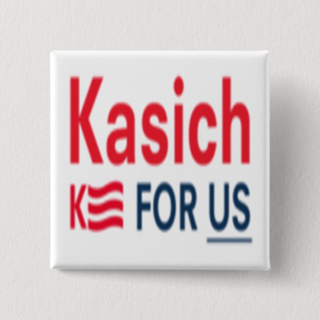 Kasich for US Logotyp Knapp (Framsida)