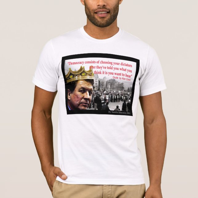 Kasick Tshirt med citationstecken T-shirt (Framsida)