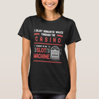 Kasino Älskare Lucky Gambling-plats T Shirt
