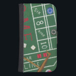 Kasino Craps Bord med Chip och Dice Galaxy S4 Plånboksfodral<br><div class="desc">Se till att Dam Tur står på din sida med den här målningen av ett klipp bord av Chariklia Zarris. Disen har kastats och samlas in,  tillsammans med eventuella förlorade beten. Lägg den här åtgärden i din vägg i dag!</div>