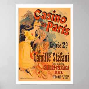 Kasino de Paris Vintage konstaffisch Poster