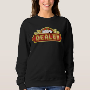 kasino för män blackjack dealer spelare t shirt