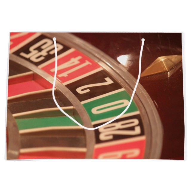 Kasino Gambling Roulette Wheel Vintage Retro Stil (Framsidan)