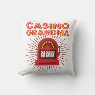 Kasino Grandma Slot Maskin Gambling Grandmor Kudde