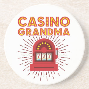 Kasino Grandma Slot Maskin Gambling Grandmor Underlägg